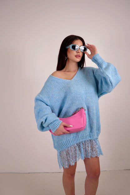 Maglione Polly - Azzurro