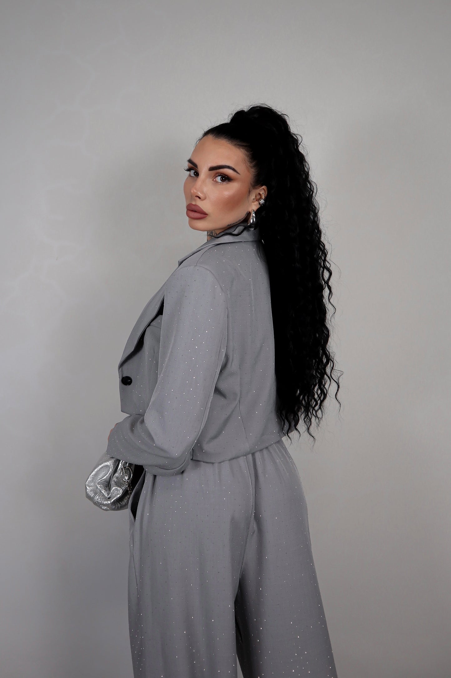 Tailleur Bling - Grigio