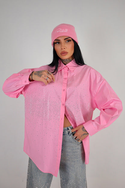 Camicia Strass - Rosa