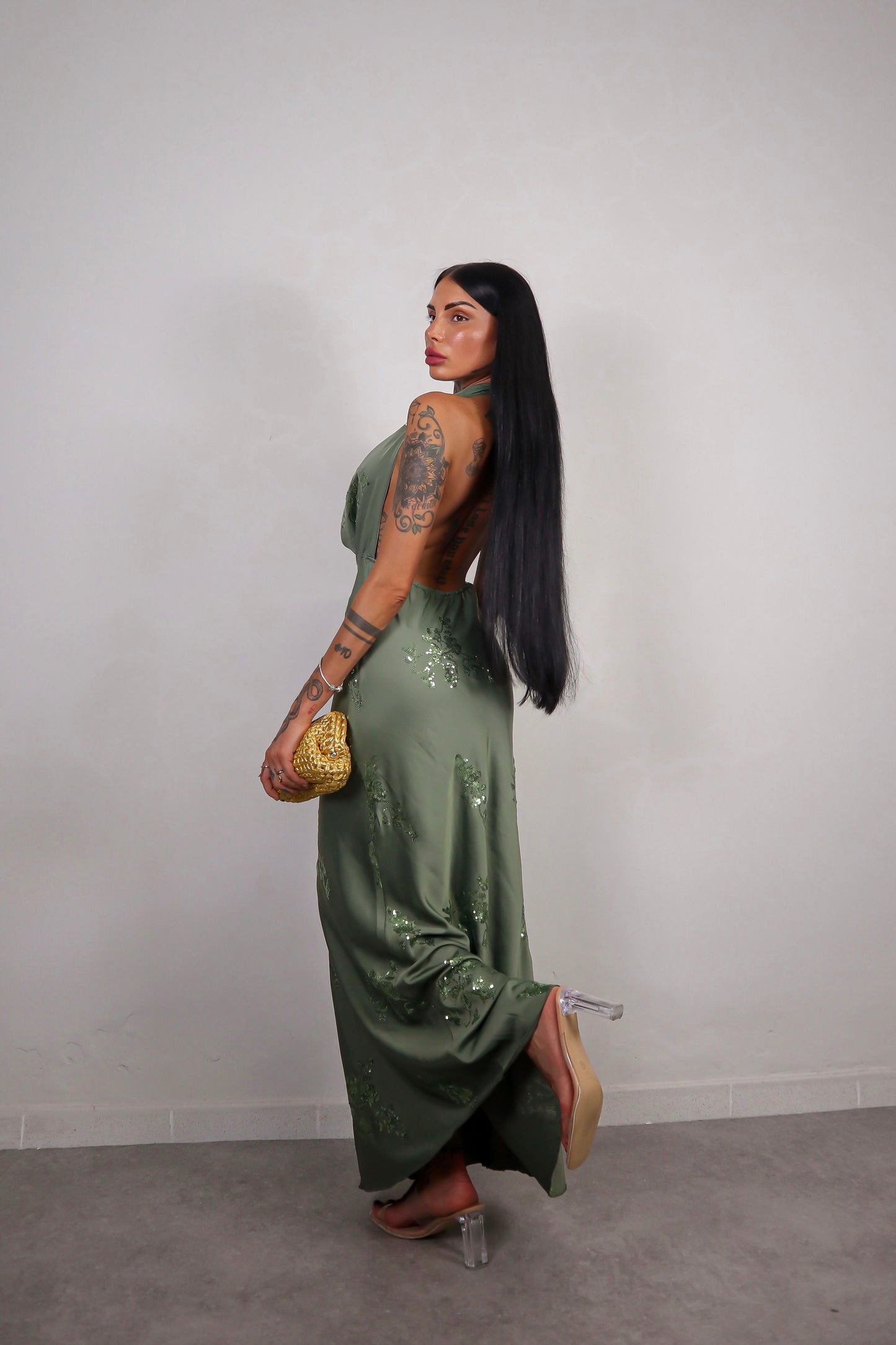 Abito Odette - Verde Militare