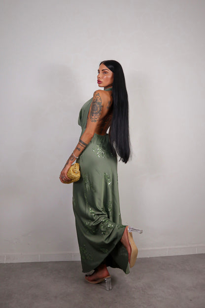 Abito Odette - Verde Militare
