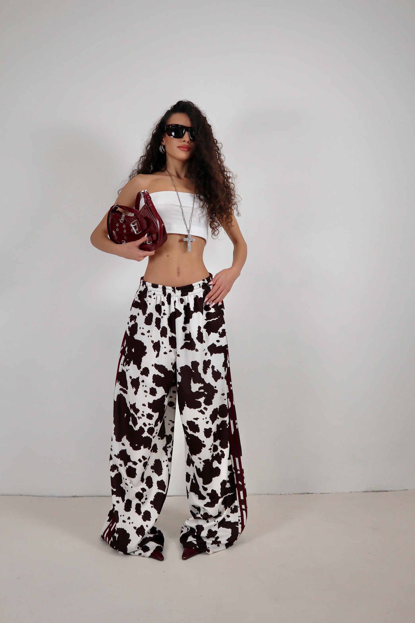 Pantalone Adi Muccato - Bordeaux