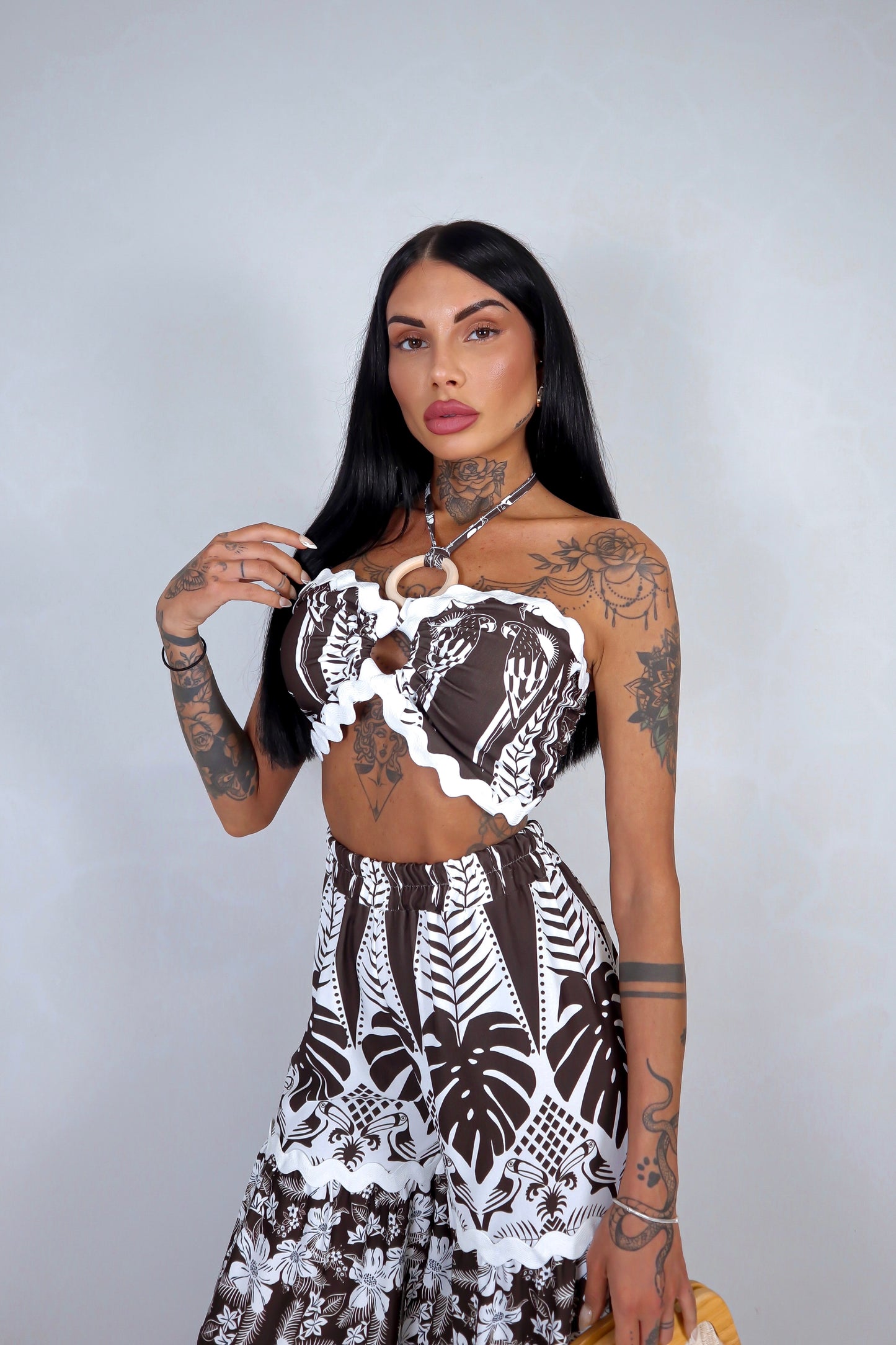Completo Tropical - Marrone