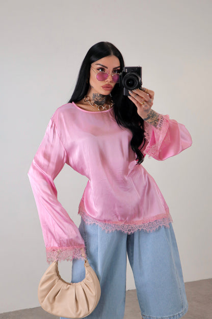 Maglia long sleeve Elegant - Rosa
