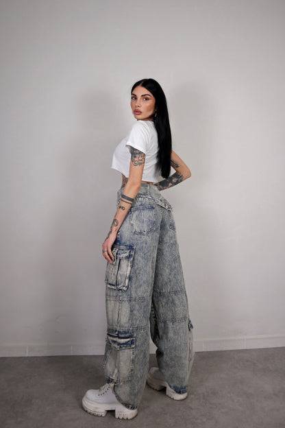 T-shirt Basic Crop - Bianco