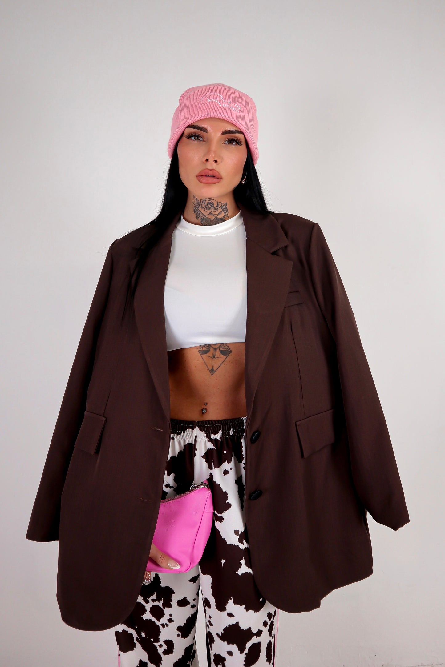 Blazer Maxi - Marrone