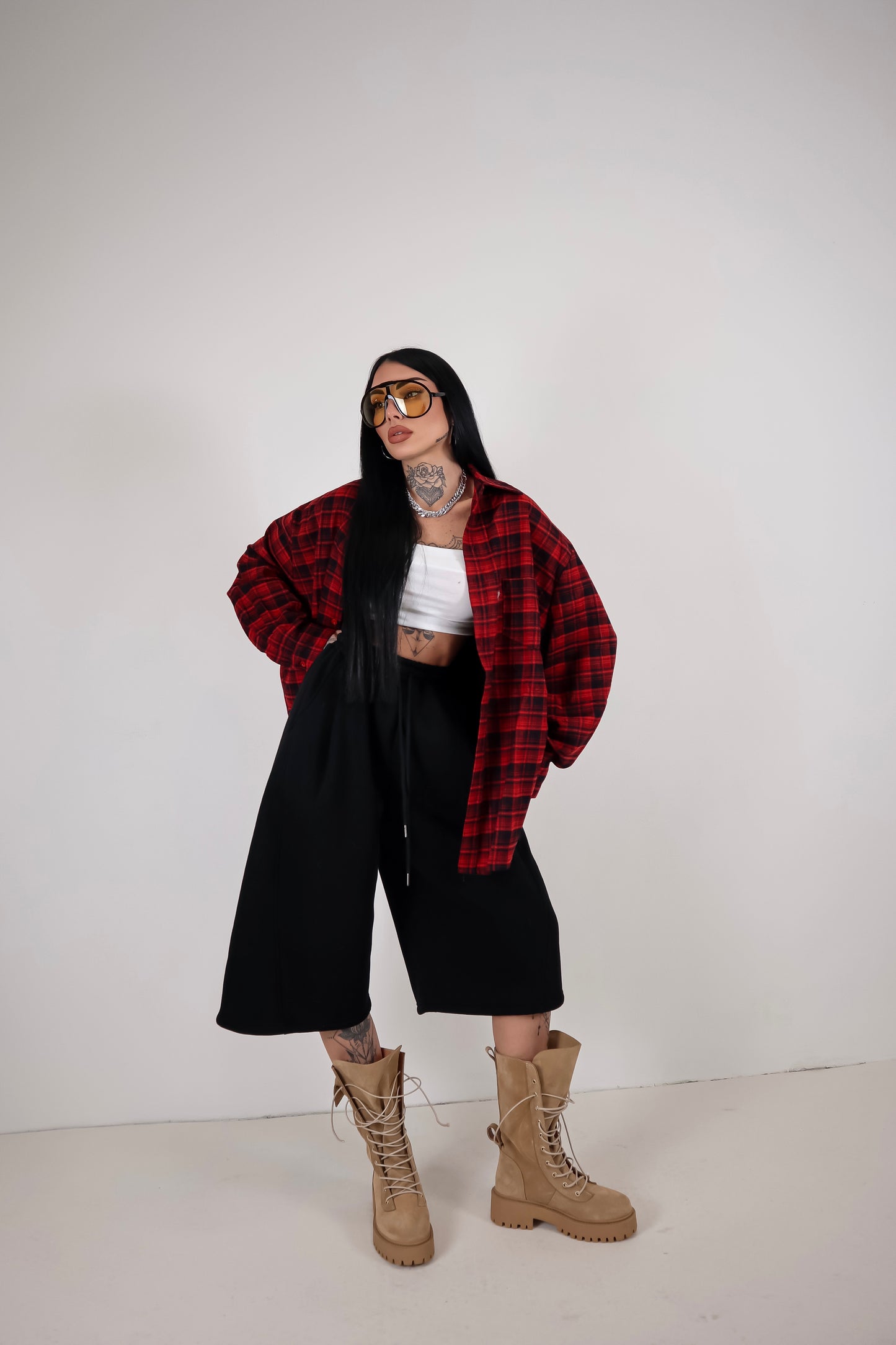 Bermuda Tuta Baggy - Nero