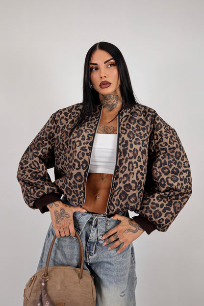 Bomber Puff - Leopardato