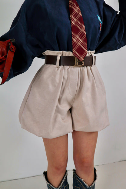 Shorts Balloon Gwenda - Beige