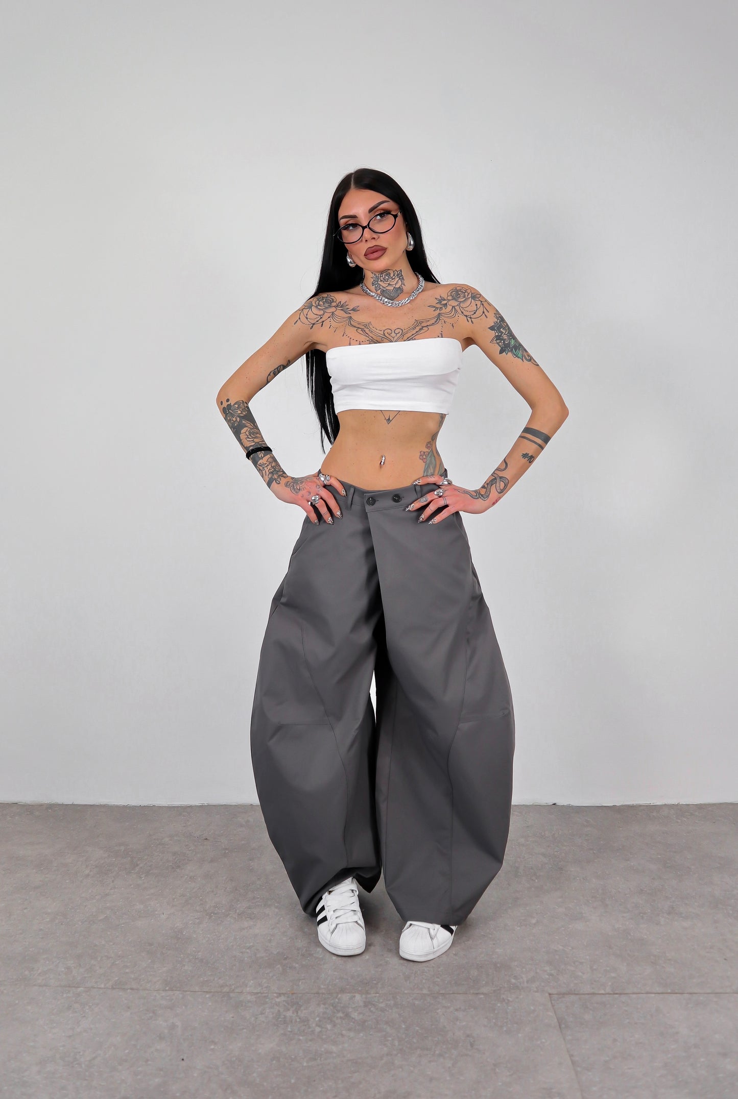 Pantalone balloon Noah - Grigio piombo