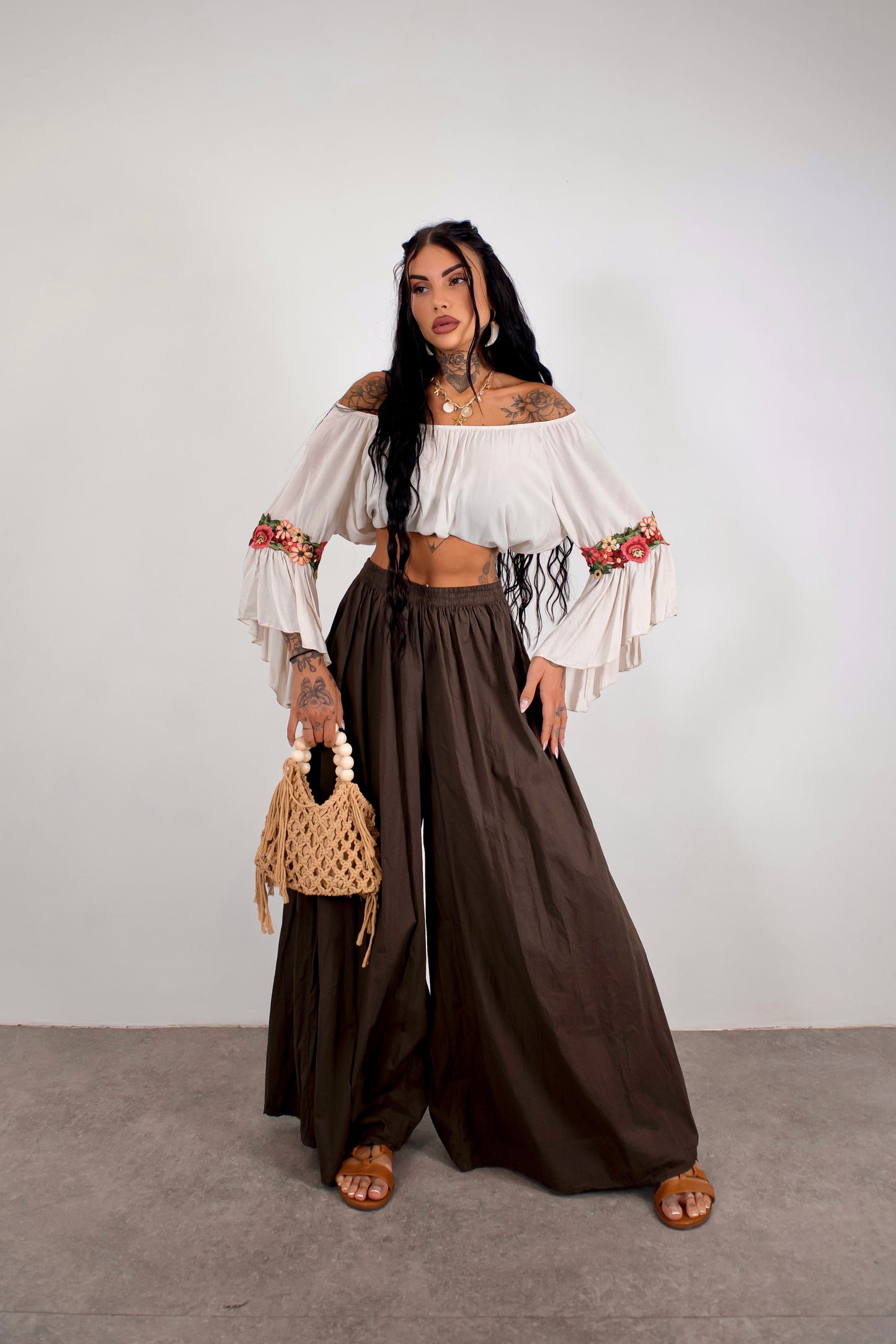 Pantalone Aitana - Marrone
