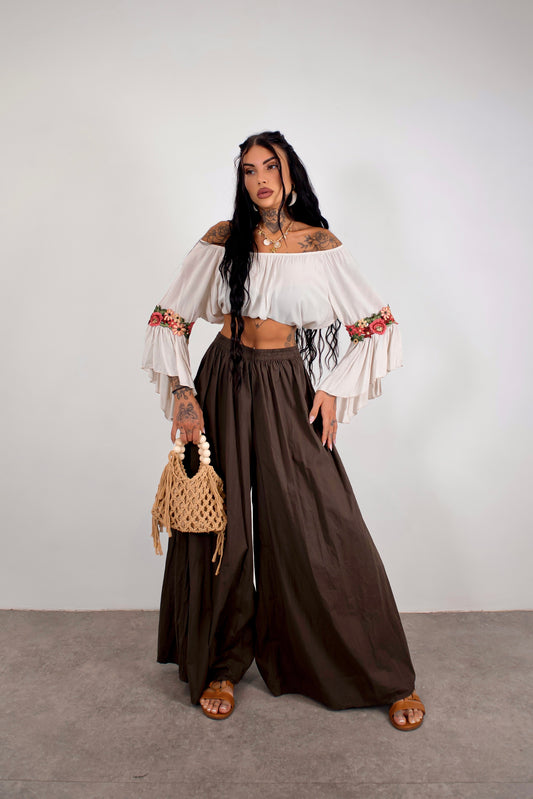 Pantalone Aitana - Marrone