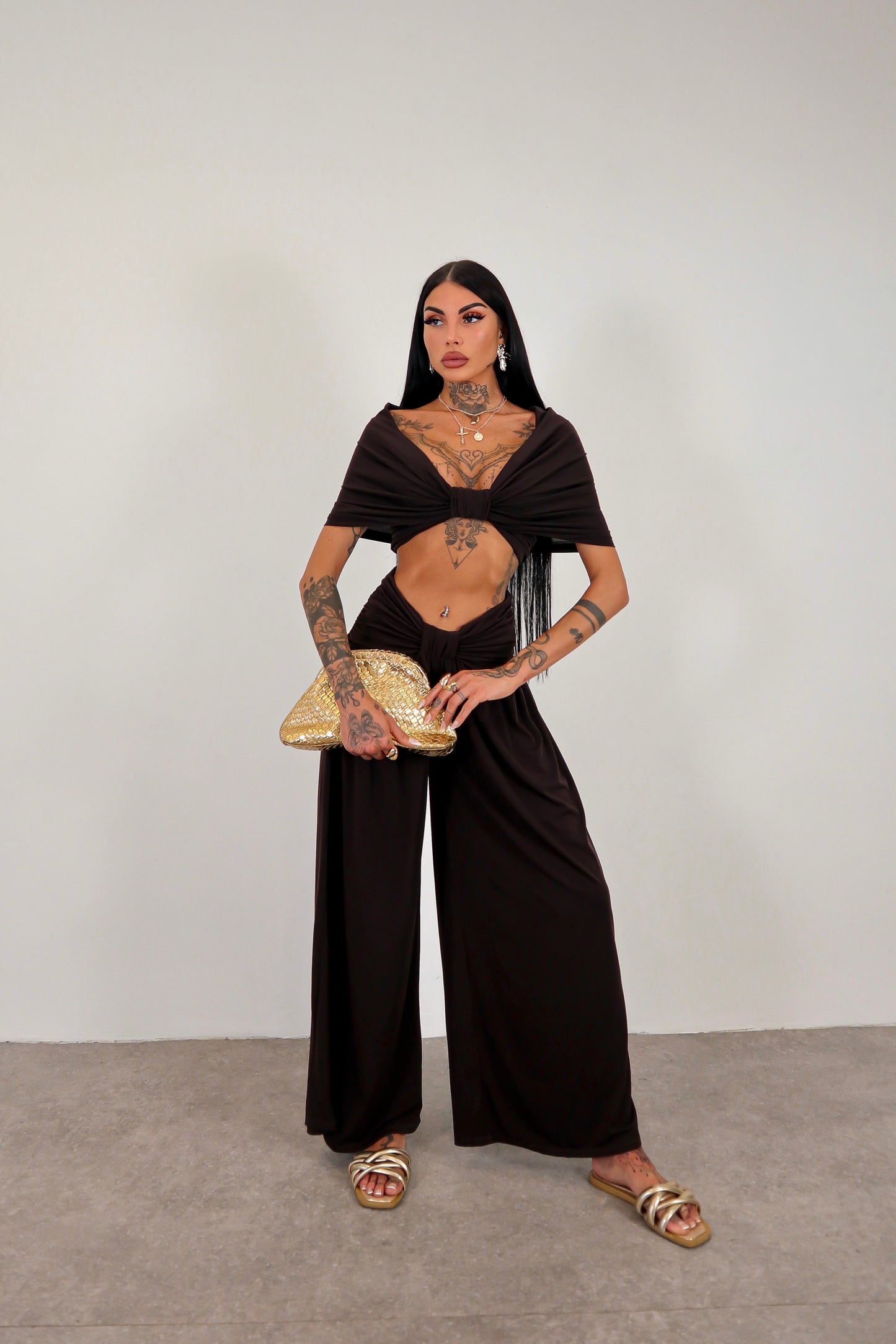 Completo Razan - Marrone