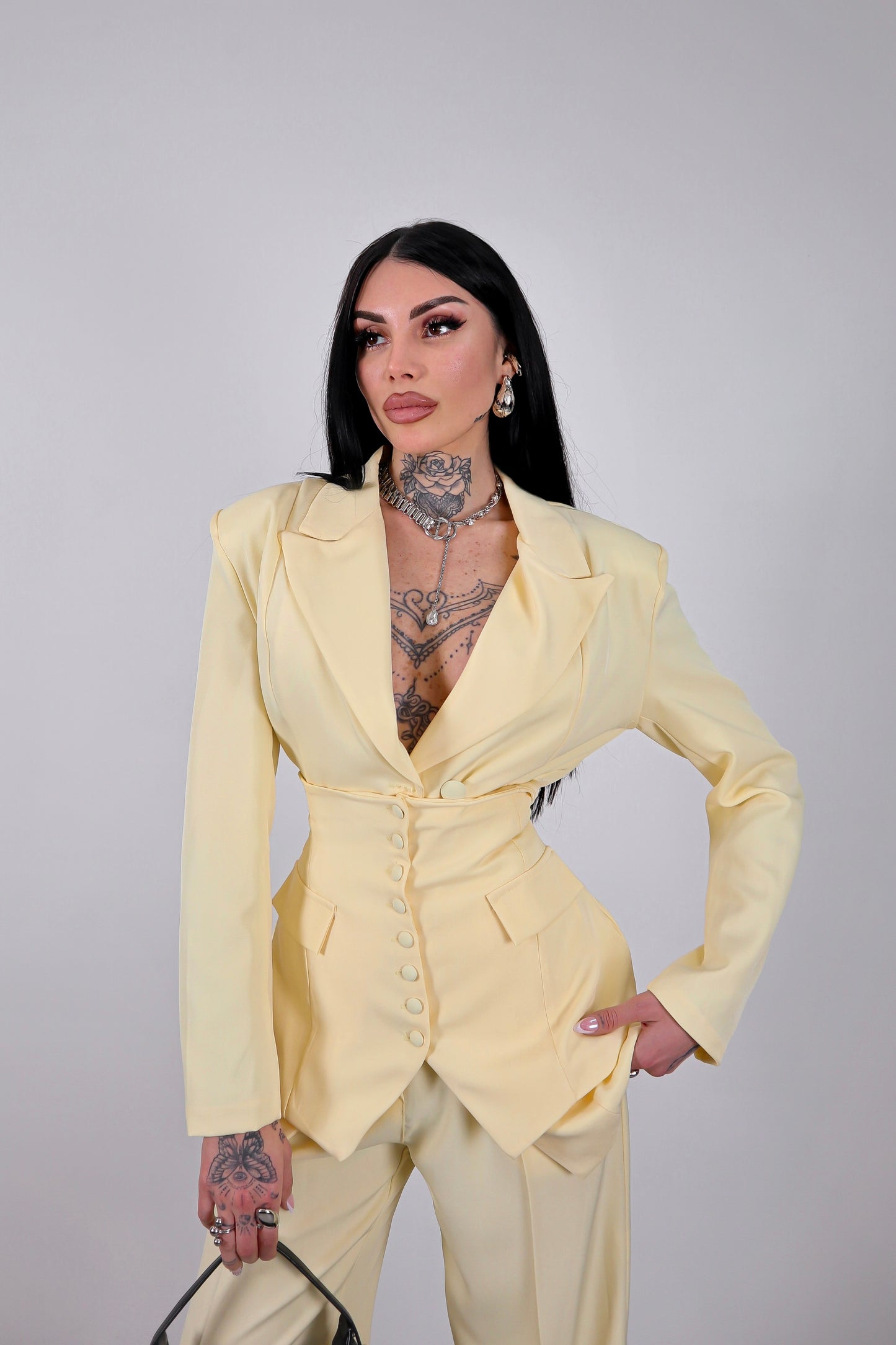 Tailleur Corsetto - Giallo pastello