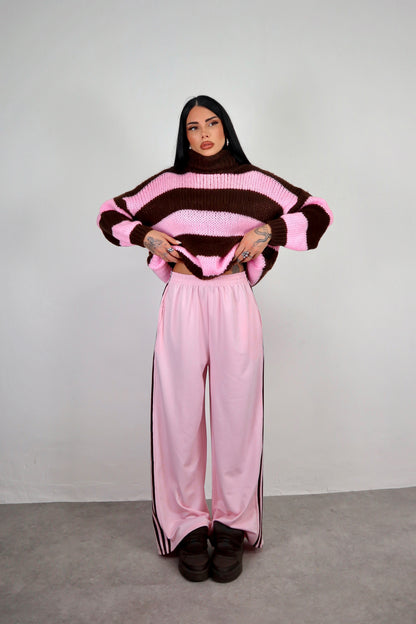 Pantalone Adi - Rosa/Marrone