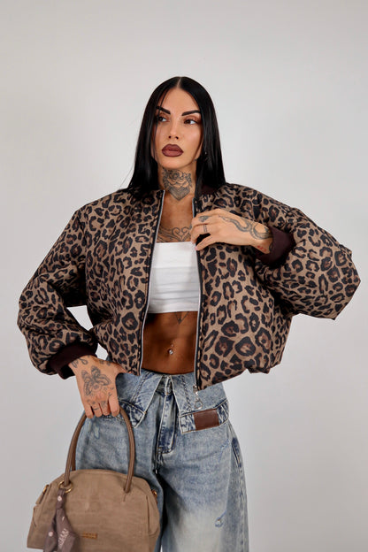 Bomber Puff - Leopardato