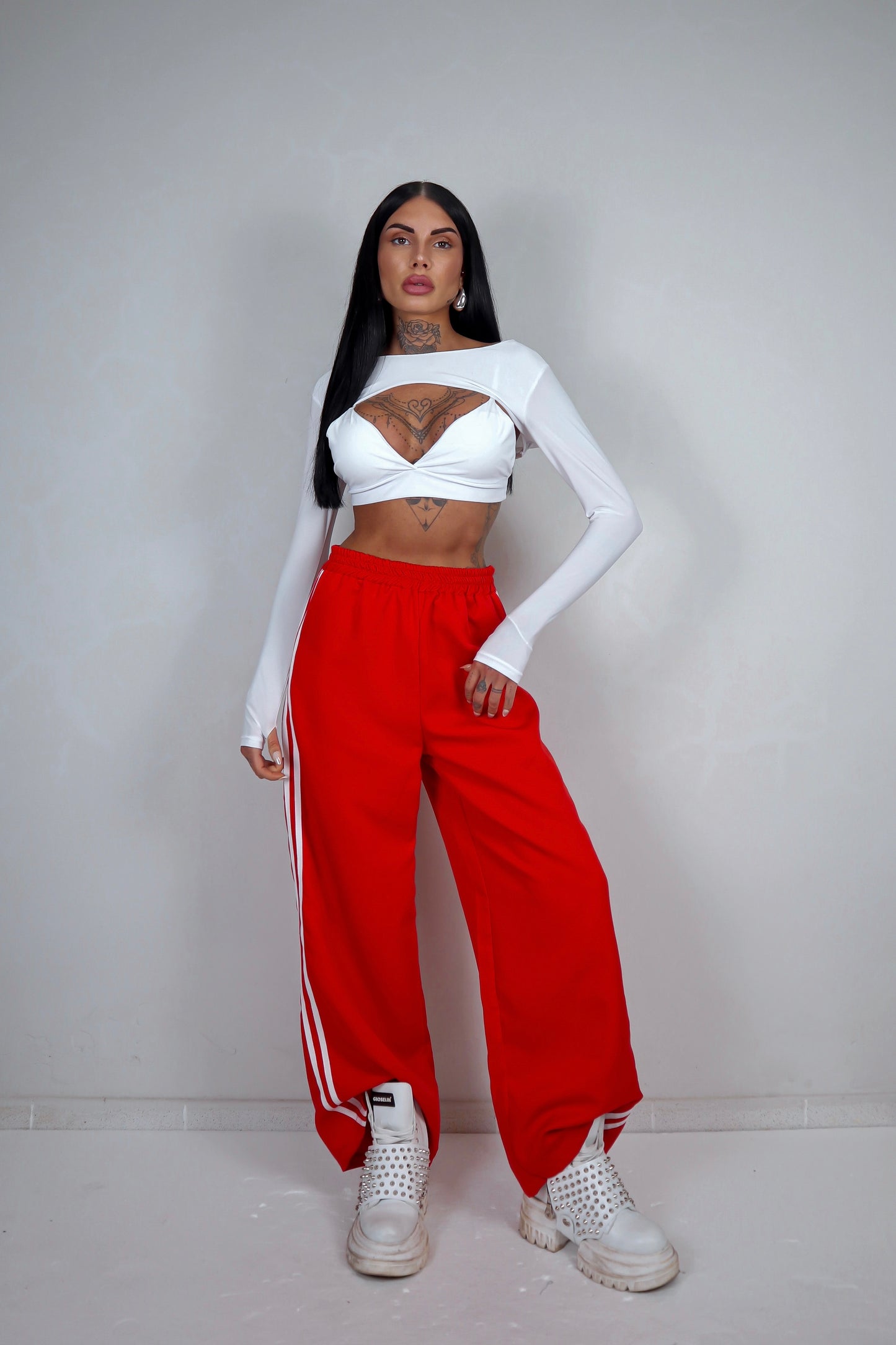Crop Top Slay - Bianco