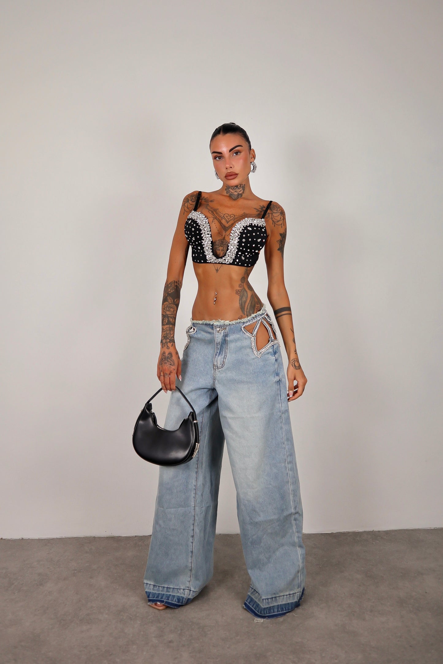 Jeans cut out Star