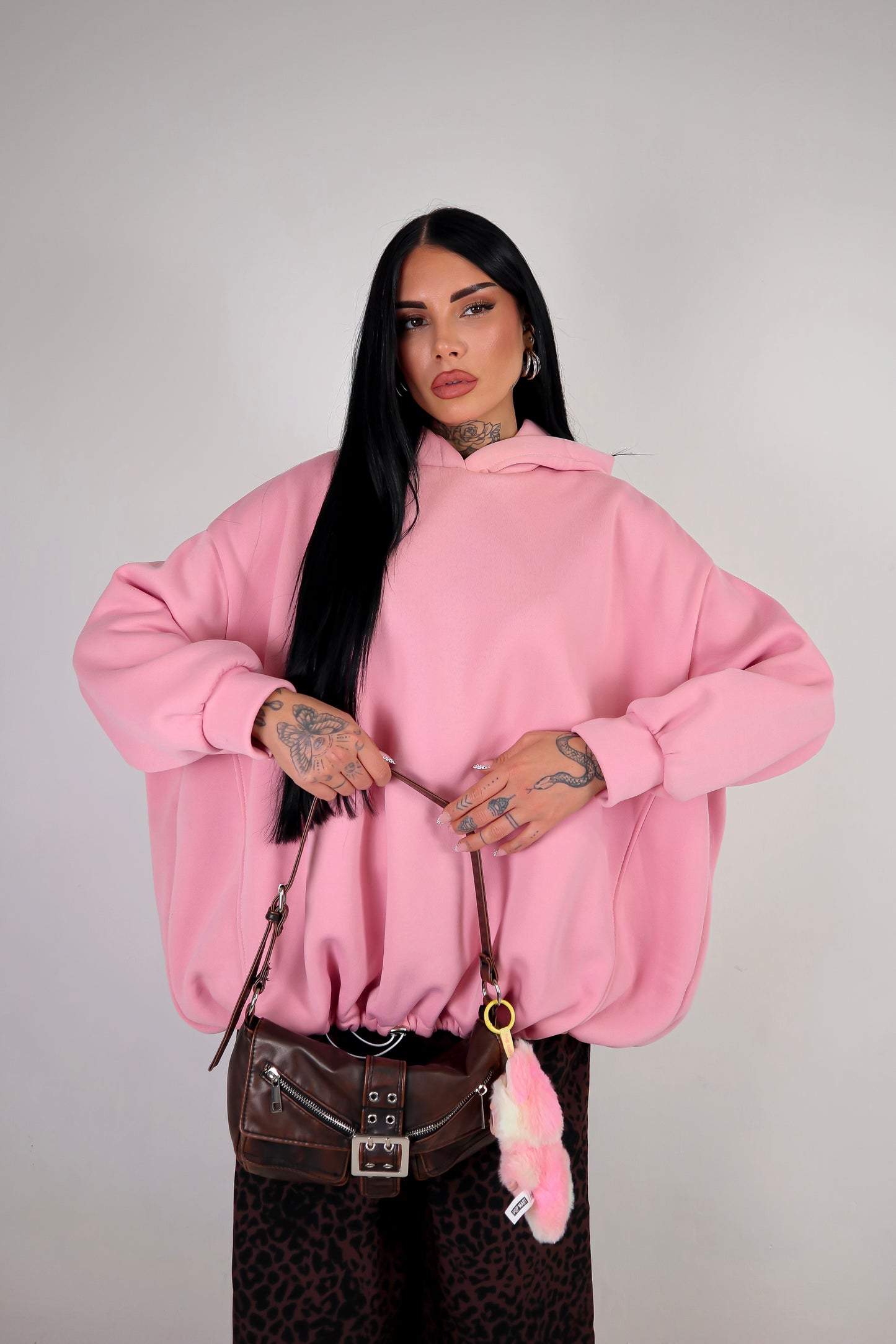 Felpa Extra Over - Rosa