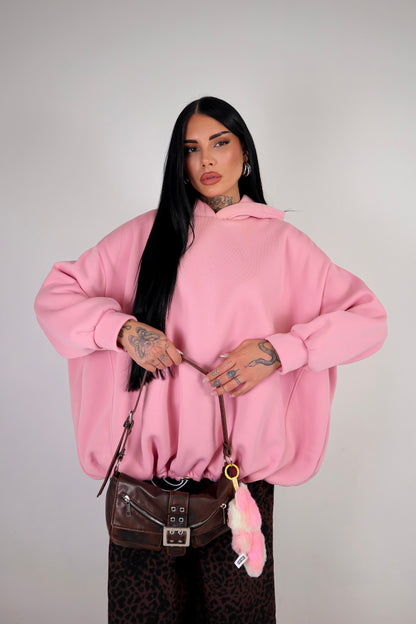 Felpa Extra Over - Rosa
