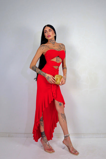 Abito Flamenco - Rosso