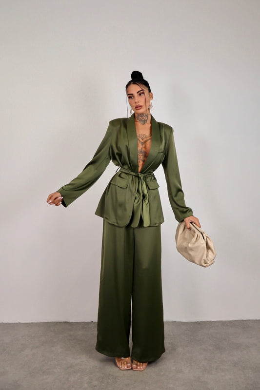 Tailleur Diva - Verde Militare