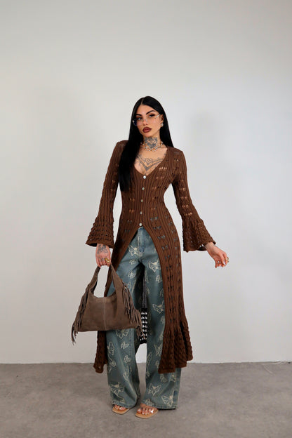 Cardigan Amal - Marrone
