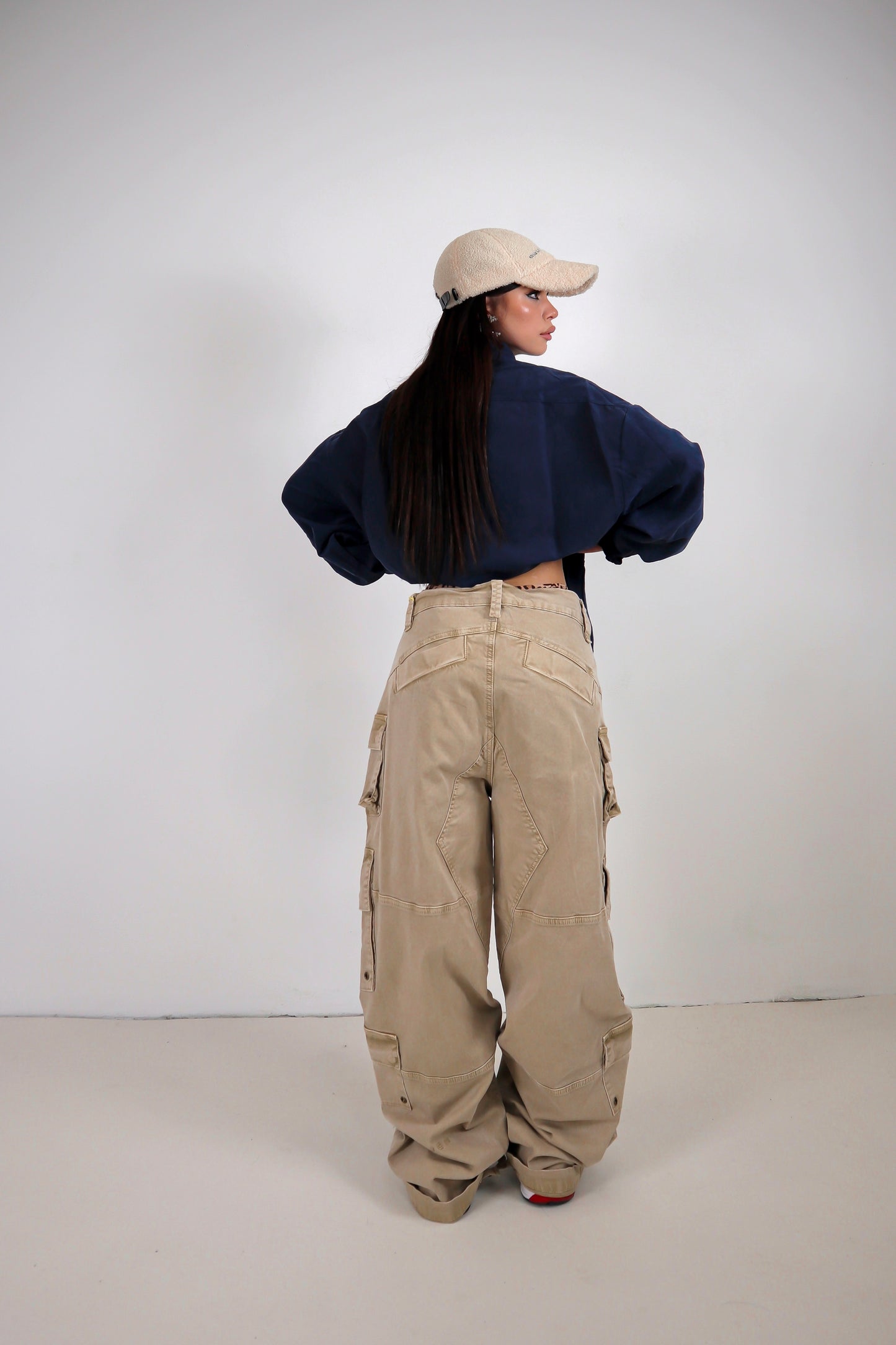 Jeans Cargo Karlie - Beige