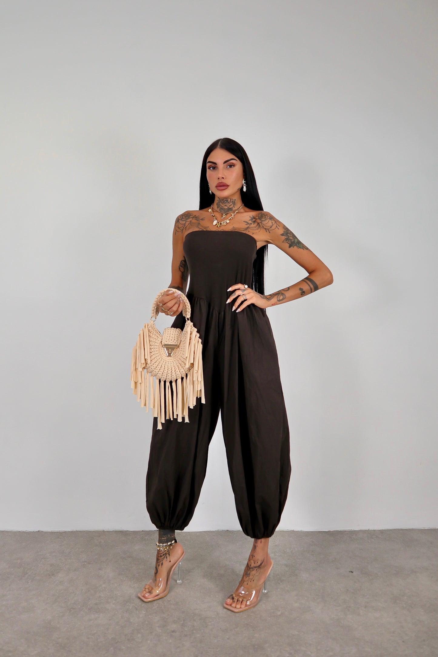 Tuta intera / pantalone Abibi - Marrone