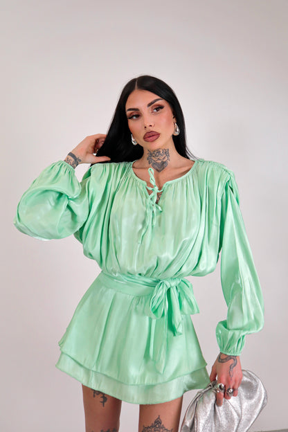 Abito Eterea - Verde fluo