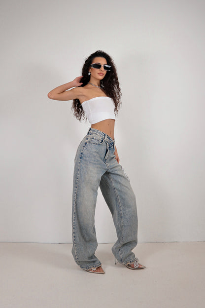 Jeans Oblique - Denim slavato