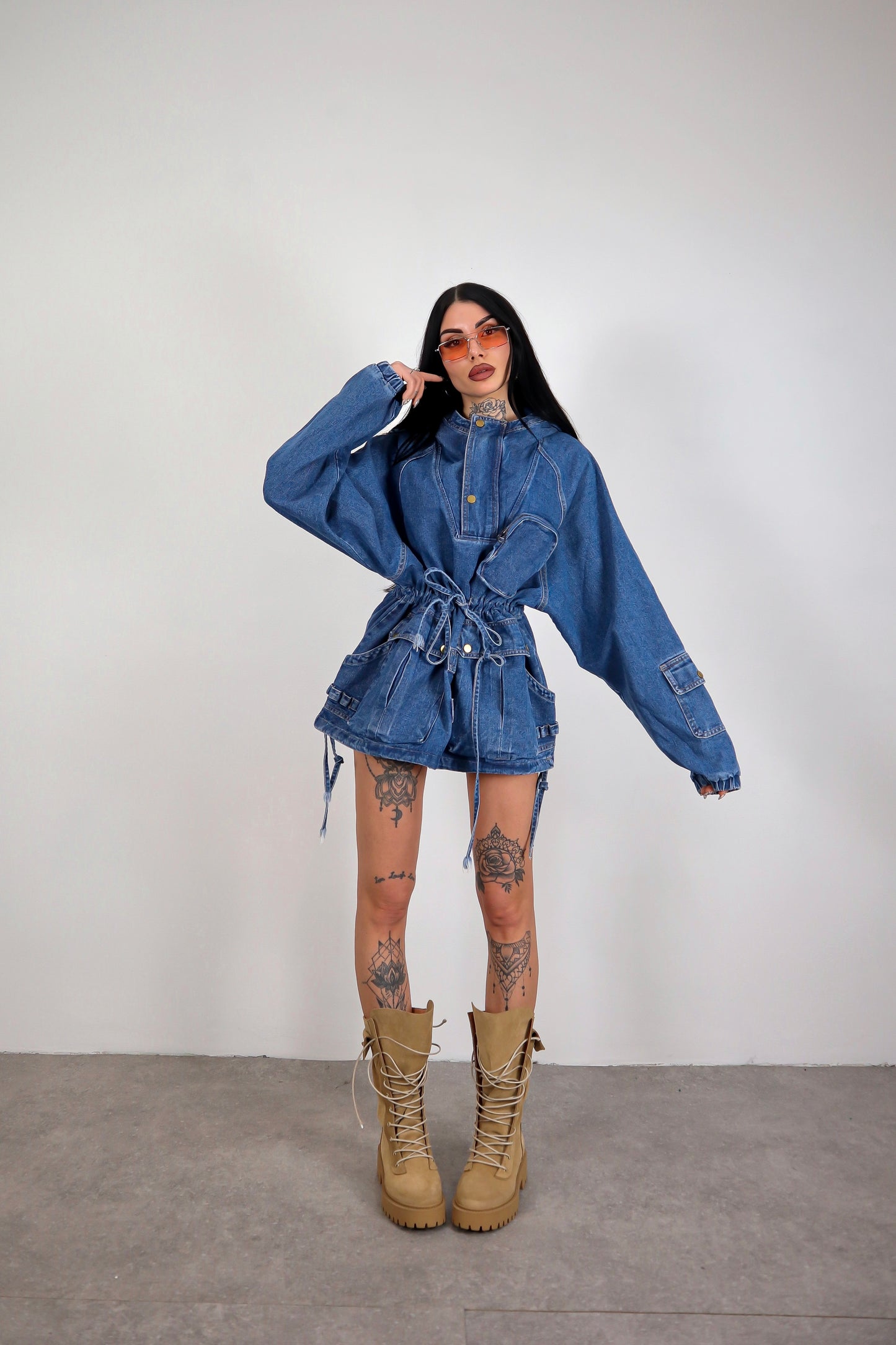 Abito Parka Denim