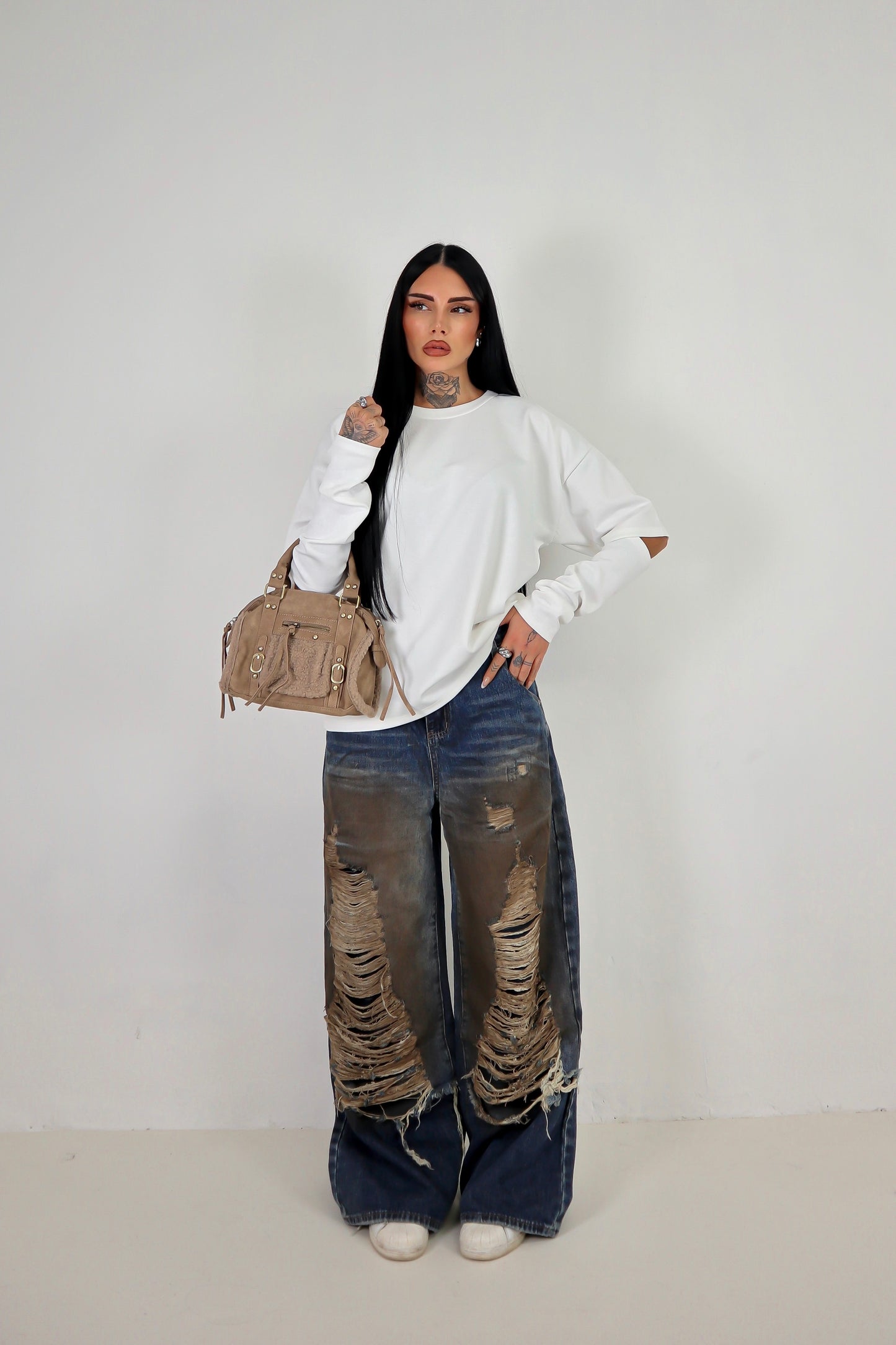 Maglia Cut - Bianco