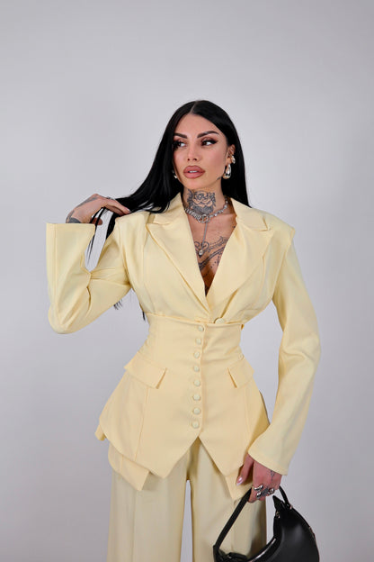 Tailleur Corsetto - Giallo pastello