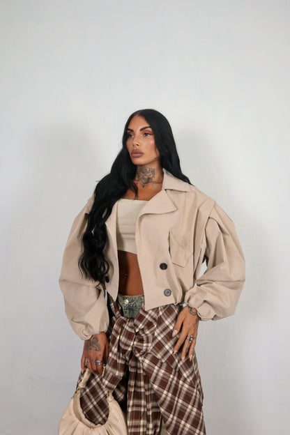 Trench Bomber - Beige