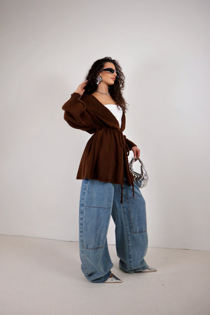 Cardigan Alice - Marrone