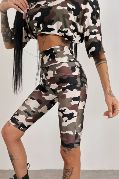 Leggins ciclista Mimetico