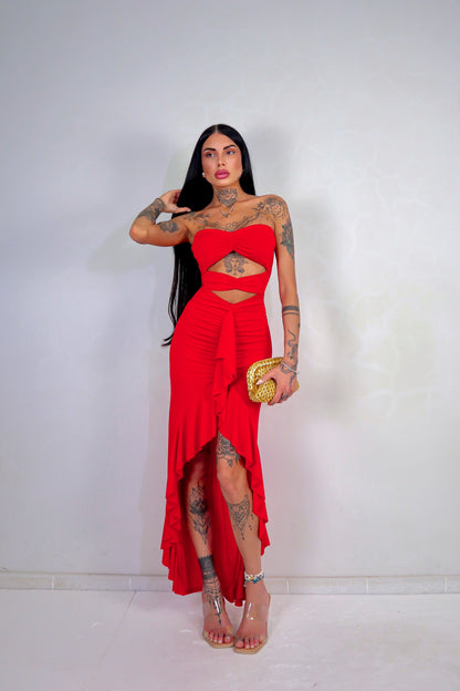 Abito Flamenco - Rosso