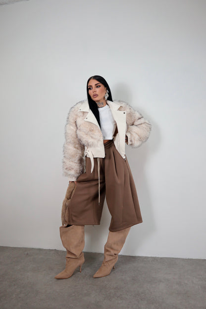 Bermuda Tuta Baggy - Marrone