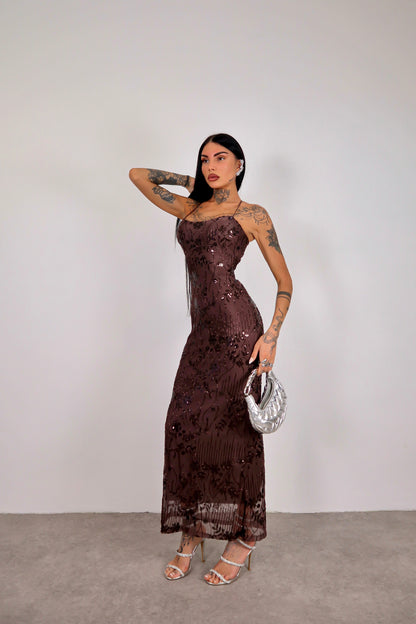 Abito Adeline - Marrone