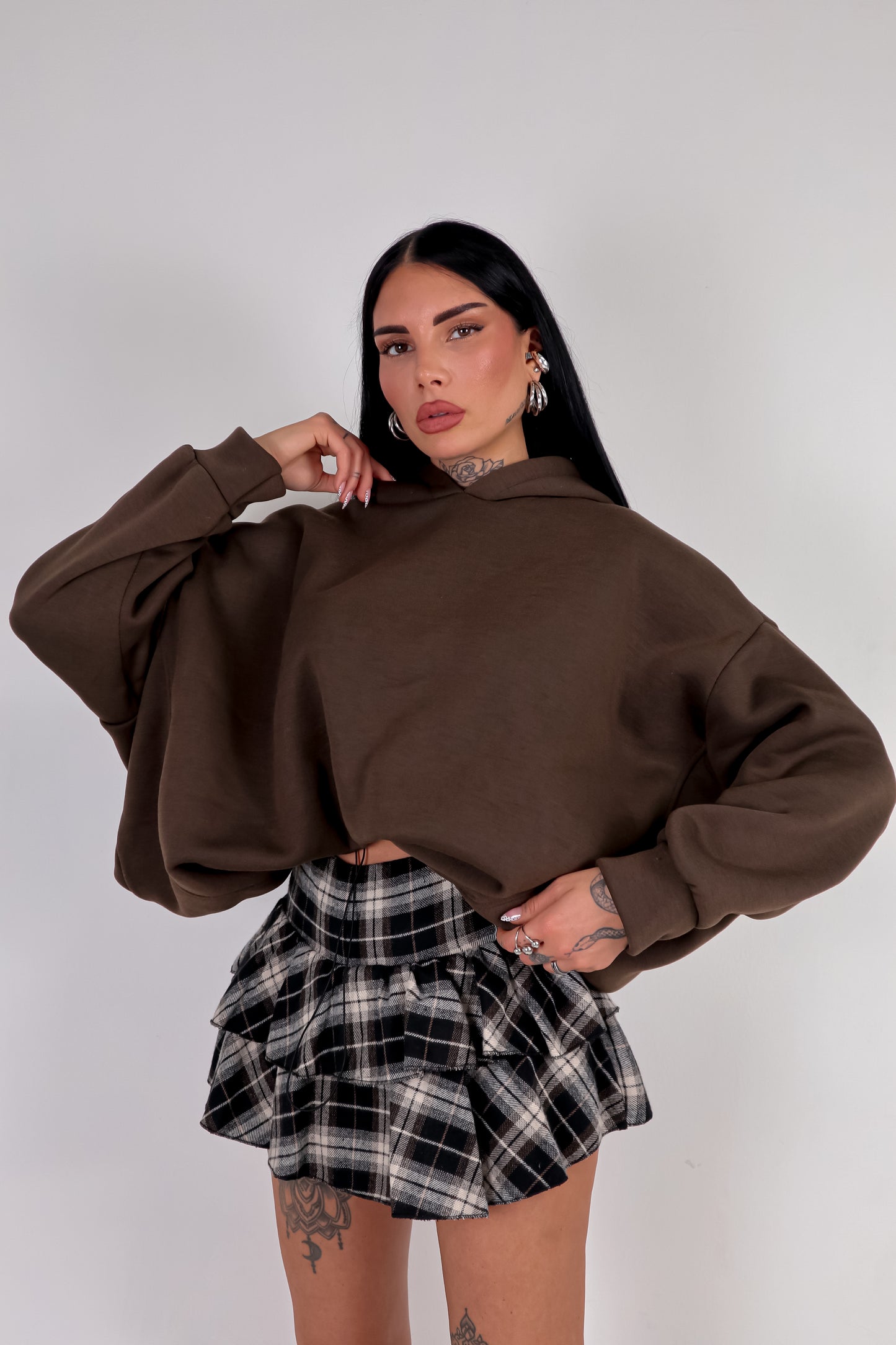 Panta Gonna Tartan Olivia