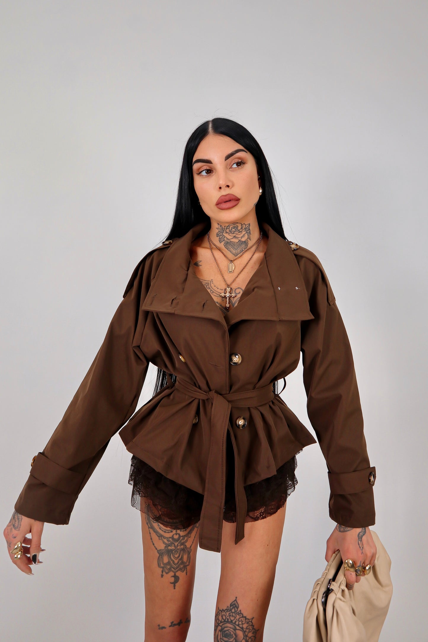 Trench Brooklyn - Marrone