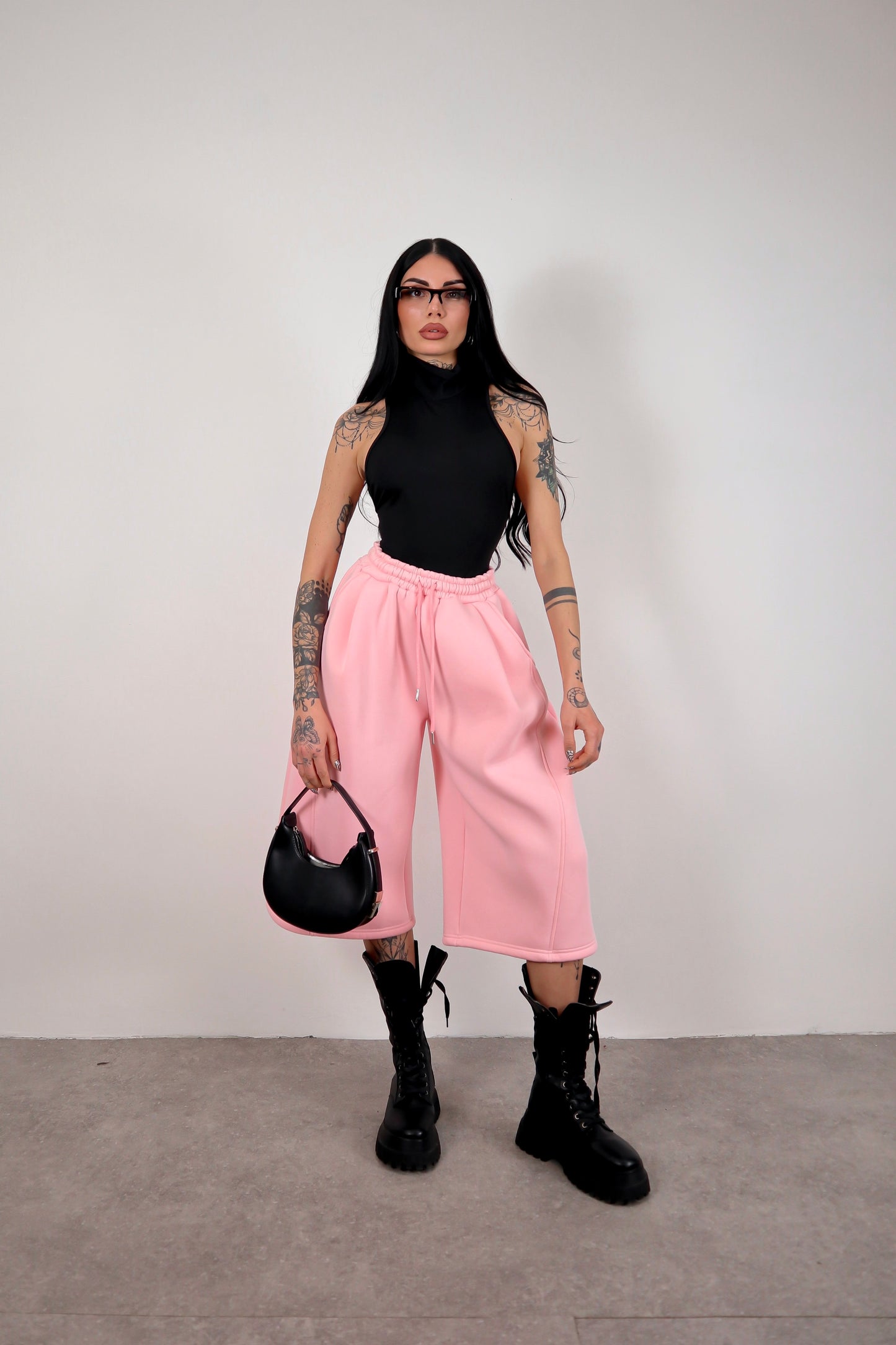 Bermuda Tuta Baggy - Rosa