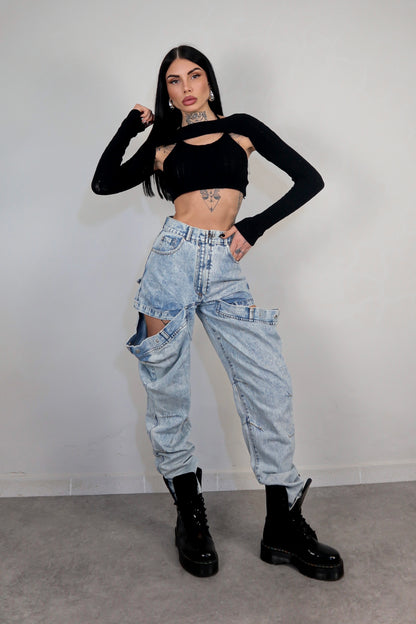 Jeans cut out Baddie