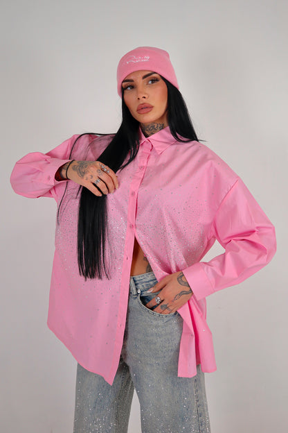Camicia Strass - Rosa