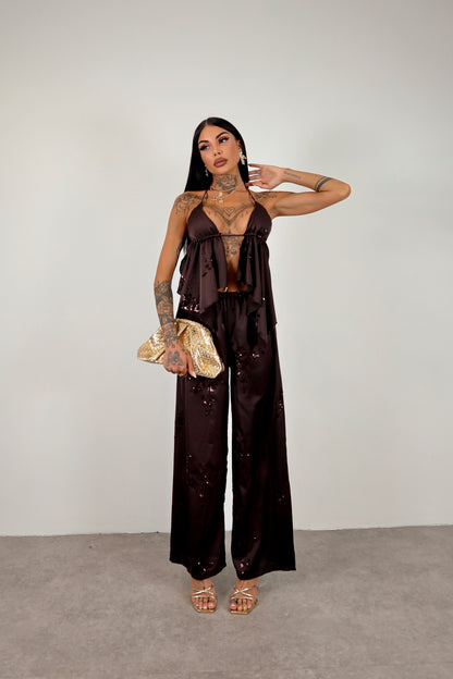 Completo Ophelia - Marrone
