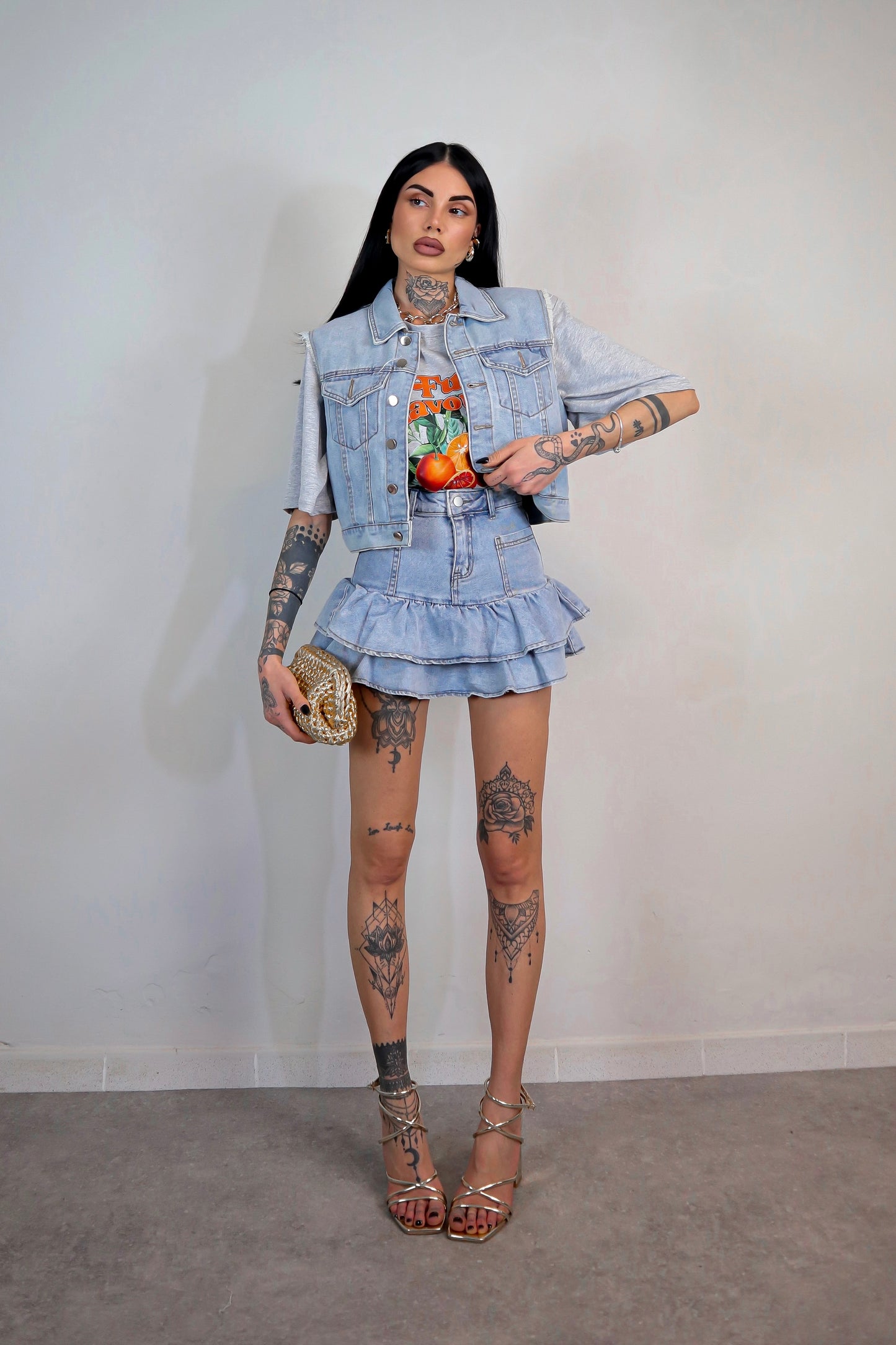 Gilet denim Jenny