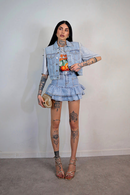 Gilet denim Jenny