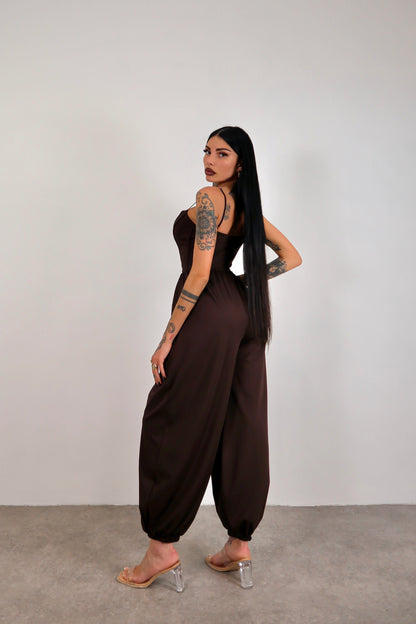 Tuta intera Halima - Marrone