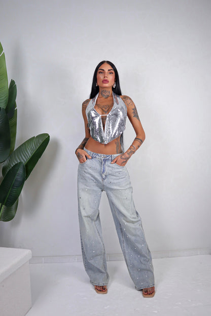 Top Scintillio - Argento
